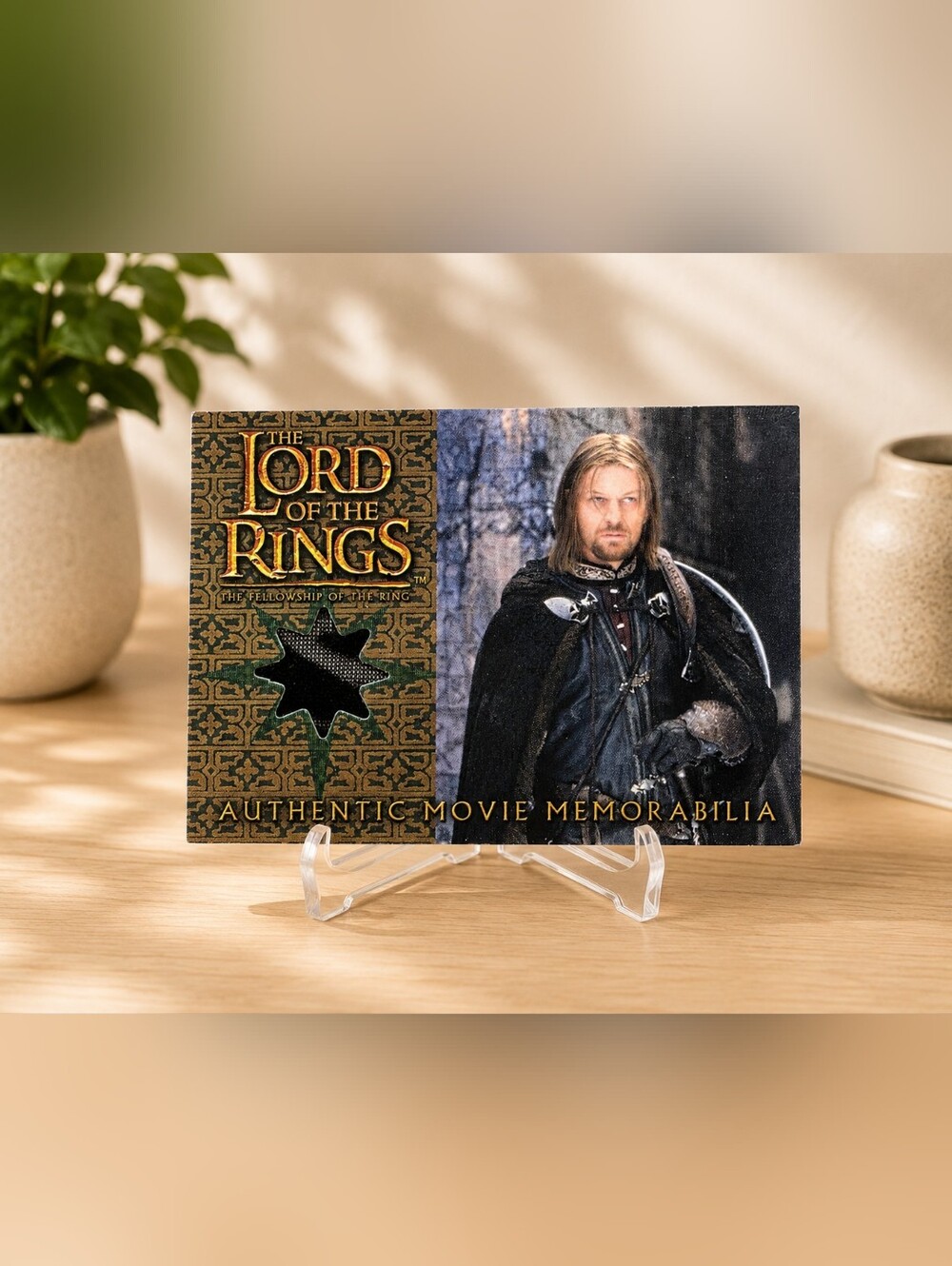 Lord Of The Rings Topps Memorabilia Card Boromir's Cloak LOTR Fellowship 2002